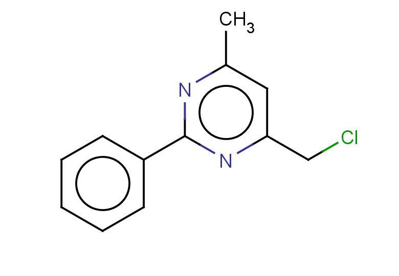 4-(chloromethyl)-6-methyl-2-phenylpyrimidine