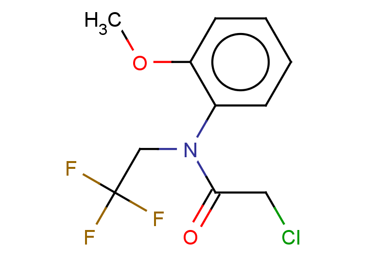 2-chloro-N-(2-methoxyphenyl)-N-(2,2,2-trifluoroethyl)acetamide