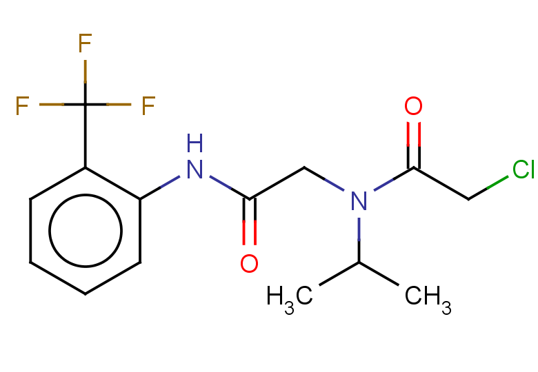 2-chloro-N-(propan-2-yl)-N-({[2-(trifluoromethyl)phenyl]carbamoyl}methyl)acetamide