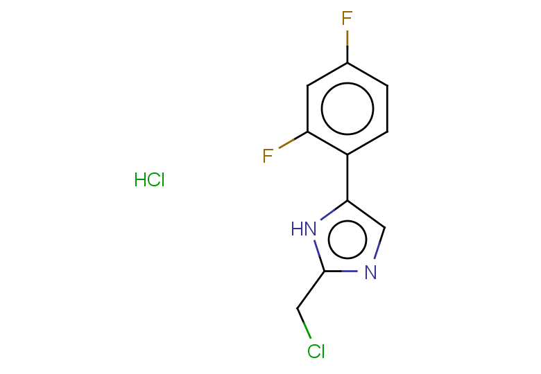 2-(chloromethyl)-5-(2,4-difluorophenyl)-1H-imidazole hydrochloride