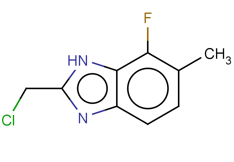 2-(chloromethyl)-7-fluoro-6-methyl-1H-1,3-benzodiazole
