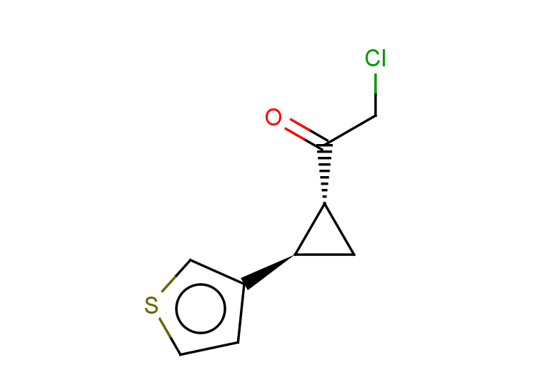 rac-2-chloro-1-[(1R,2R)-2-(thiophen-3-yl)cyclopropyl]ethan-1-one, trans