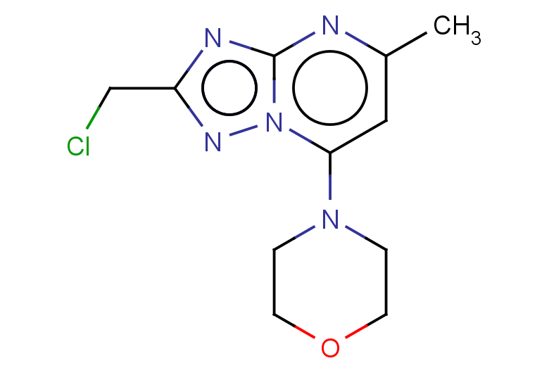 4-[2-(chloromethyl)-5-methyl-[1,2,4]triazolo[1,5-a]pyrimidin-7-yl]morpholine