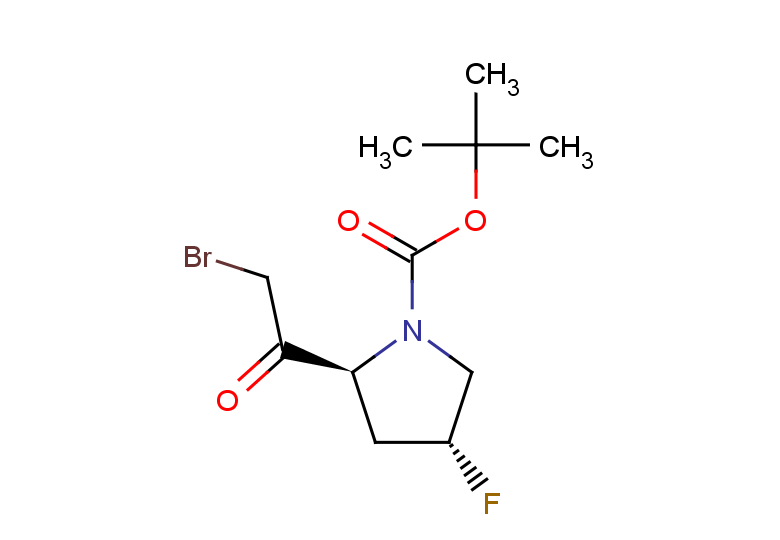 tert-butyl (2S,4R)-2-(2-bromoacetyl)-4-fluoropyrrolidine-1-carboxylate
