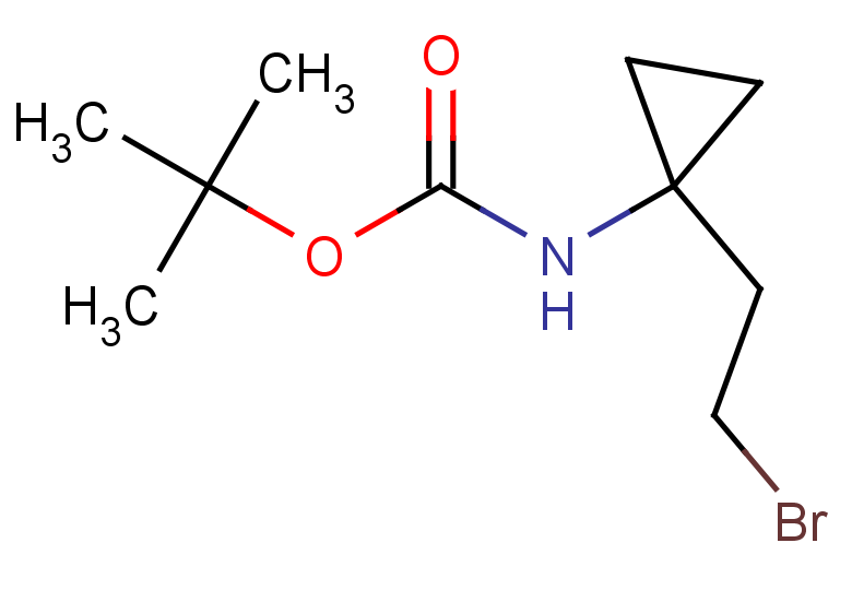 tert-butyl N-[1-(2-bromoethyl)cyclopropyl]carbamate
