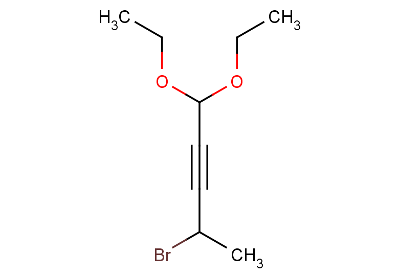 4-bromo-1,1-diethoxypent-2-yne