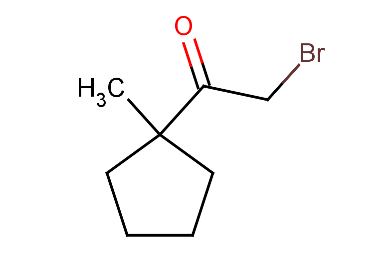 2-bromo-1-(1-methylcyclopentyl)ethan-1-one