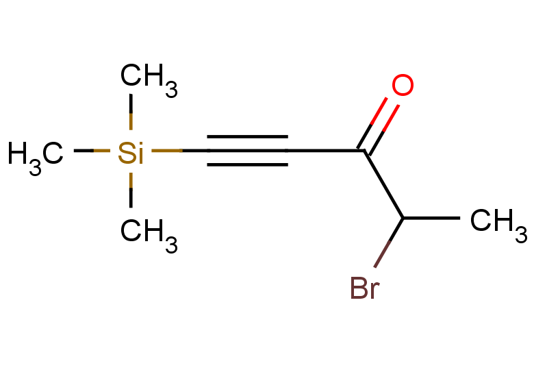 4-bromo-1-(trimethylsilyl)pent-1-yn-3-one