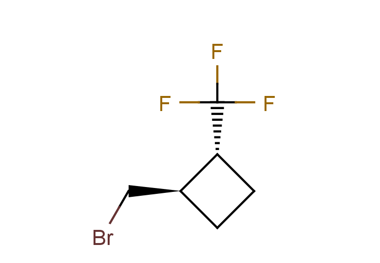 rac-(1R,2R)-1-(bromomethyl)-2-(trifluoromethyl)cyclobutane, trans