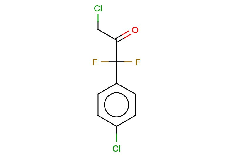 3-chloro-1-(4-chlorophenyl)-1,1-difluoropropan-2-one