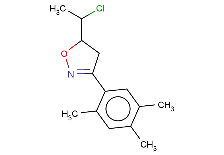 5-(1-chloroethyl)-3-(2,4,5-trimethylphenyl)-4,5-dihydro-1,2-oxazole