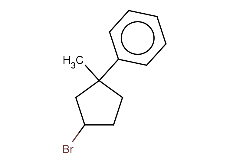 (3-bromo-1-methylcyclopentyl)benzene, Mixture of diastereomers