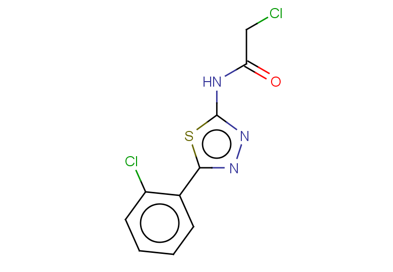 2-chloro-N-[5-(2-chlorophenyl)-1,3,4-thiadiazol-2-yl]acetamide