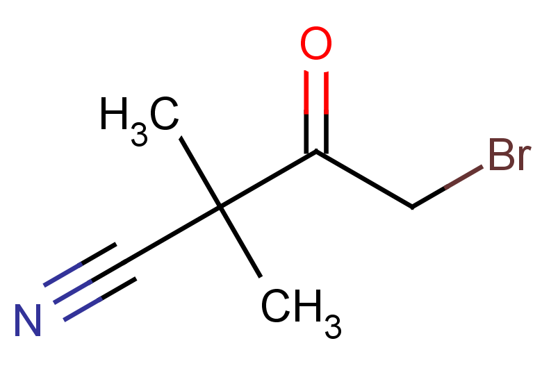 4-bromo-2,2-dimethyl-3-oxobutanenitrile