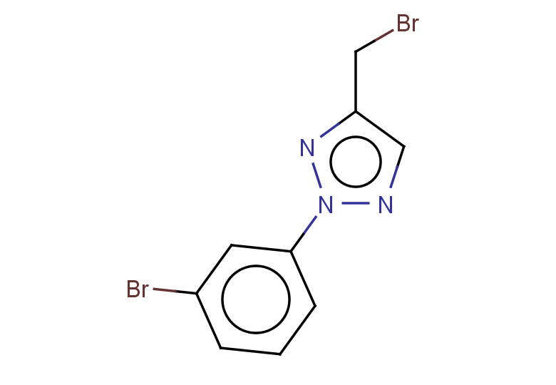 4-(bromomethyl)-2-(3-bromophenyl)-2H-1,2,3-triazole