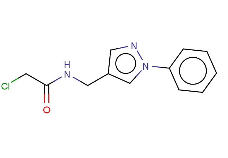 2-chloro-N-[(1-phenyl-1H-pyrazol-4-yl)methyl]acetamide