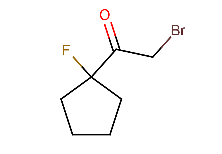 2-bromo-1-(1-fluorocyclopentyl)ethan-1-one