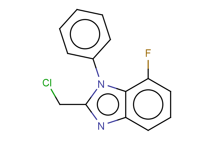 2-(chloromethyl)-7-fluoro-1-phenyl-1H-1,3-benzodiazole