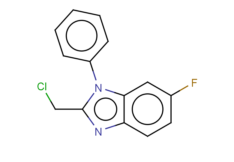 2-(chloromethyl)-6-fluoro-1-phenyl-1H-1,3-benzodiazole