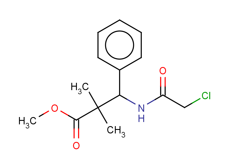 methyl 3-(2-chloroacetamido)-2,2-dimethyl-3-phenylpropanoate