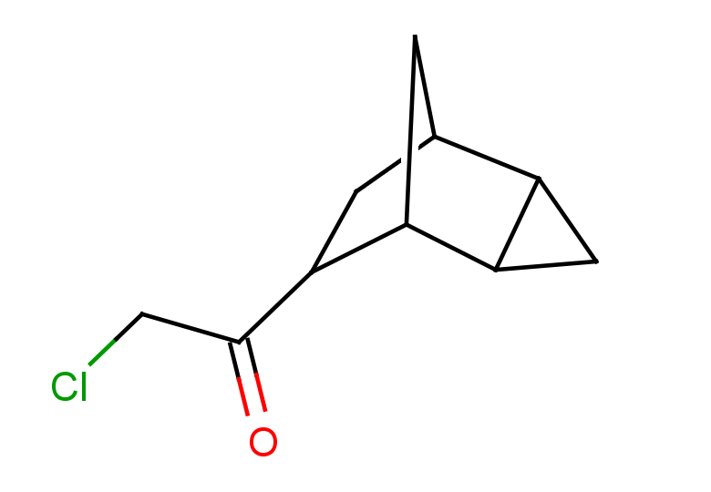 2-chloro-1-{tricyclo[3.2.1.0,2,4]octan-6-yl}ethan-1-one, Mixture of diastereomers