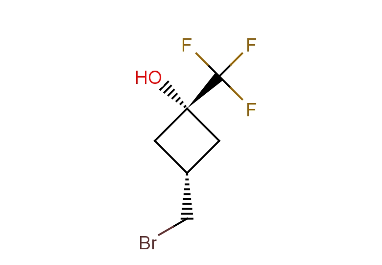 rac-(1s,3s)-3-(bromomethyl)-1-(trifluoromethyl)cyclobutan-1-ol