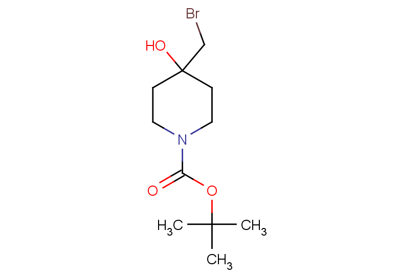 tert-butyl 4-(bromomethyl)-4-hydroxypiperidine-1-carboxylate