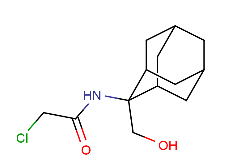 2-chloro-N-[2-(hydroxymethyl)adamantan-2-yl]acetamide