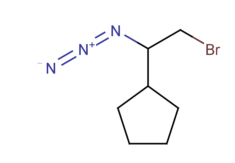 (1-azido-2-bromoethyl)cyclopentane
