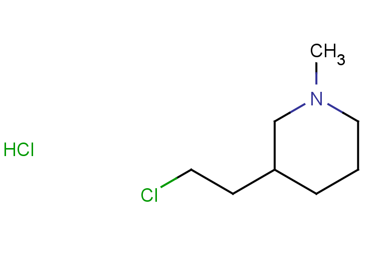3-(2-chloroethyl)-1-methylpiperidine hydrochloride