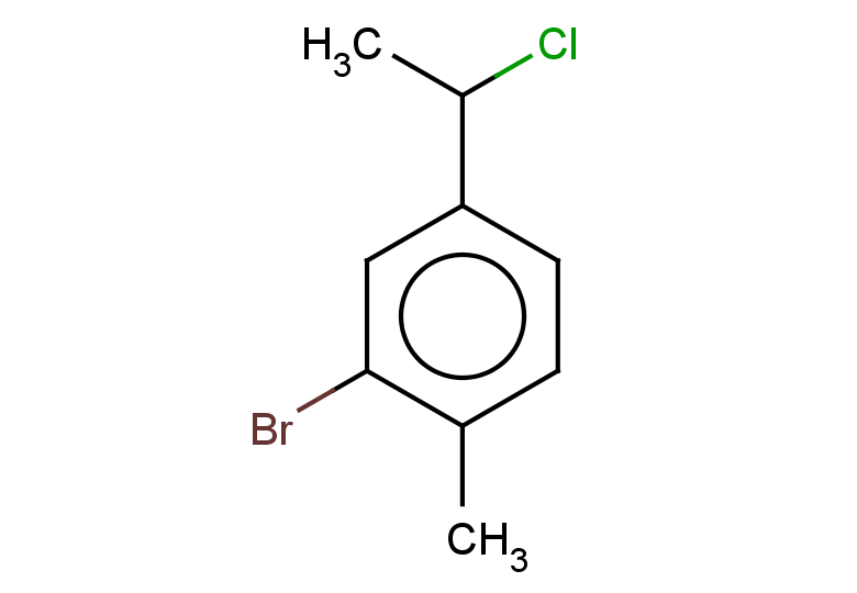 2-bromo-4-(1-chloroethyl)-1-methylbenzene