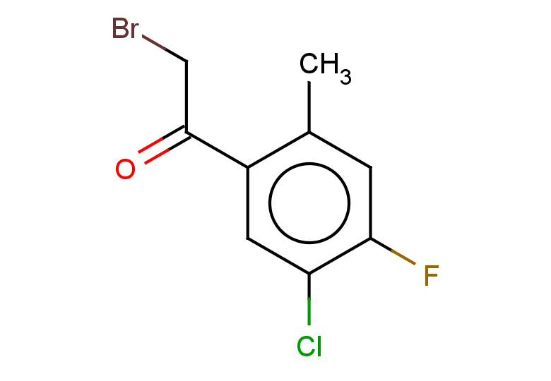 2-bromo-1-(5-chloro-4-fluoro-2-methylphenyl)ethan-1-one