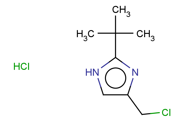 2-tert-butyl-4-(chloromethyl)-1H-imidazole hydrochloride