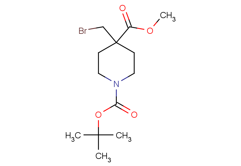 1-tert-butyl 4-methyl 4-(bromomethyl)piperidine-1,4-dicarboxylate