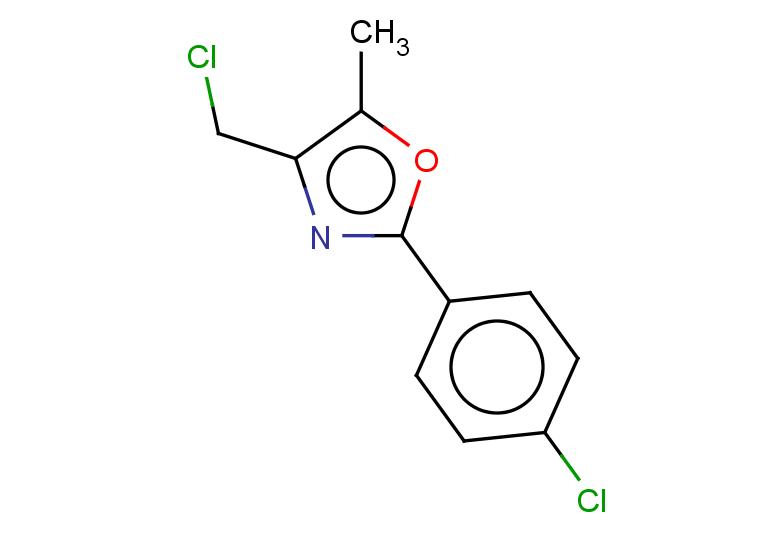 4-(chloromethyl)-2-(4-chlorophenyl)-5-methyl-1,3-oxazole