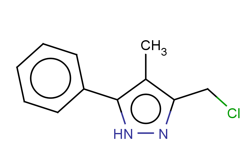 3-(chloromethyl)-4-methyl-5-phenyl-1H-pyrazole