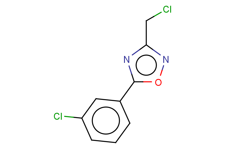3-(chloromethyl)-5-(3-chlorophenyl)-1,2,4-oxadiazole