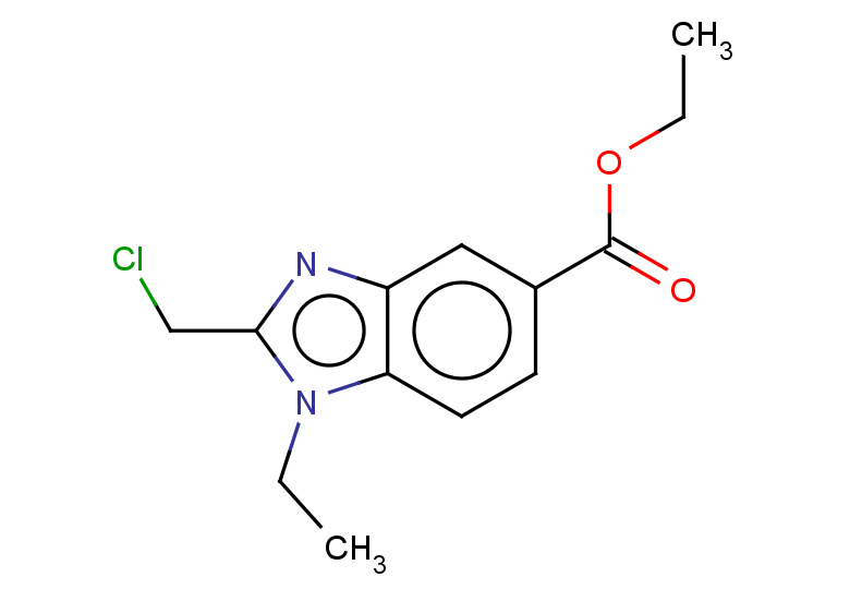 ethyl 2-(chloromethyl)-1-ethyl-1H-1,3-benzodiazole-5-carboxylate
