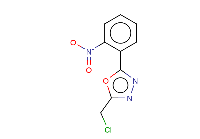 2-(chloromethyl)-5-(2-nitrophenyl)-1,3,4-oxadiazole