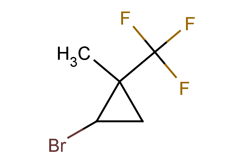 2-bromo-1-methyl-1-(trifluoromethyl)cyclopropane, Mixture of diastereomers