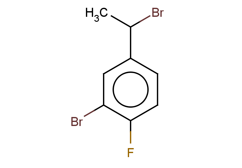 2-bromo-4-(1-bromoethyl)-1-fluorobenzene