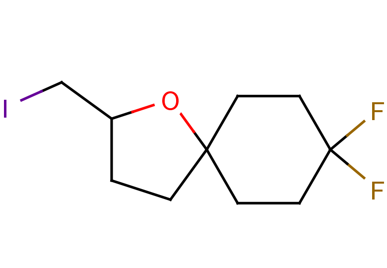 8,8-difluoro-2-(iodomethyl)-1-oxaspiro[4.5]decane
