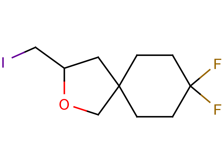8,8-difluoro-3-(iodomethyl)-2-oxaspiro[4.5]decane