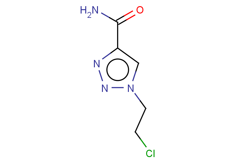1-(2-chloroethyl)-1H-1,2,3-triazole-4-carboxamide
