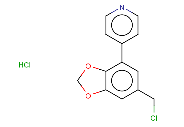 4-[6-(chloromethyl)-1,3-dioxaindan-4-yl]pyridine hydrochloride