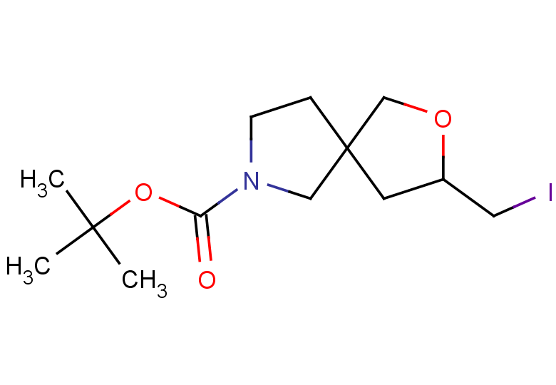 tert-butyl 3-(iodomethyl)-2-oxa-7-azaspiro[4.4]nonane-7-carboxylate