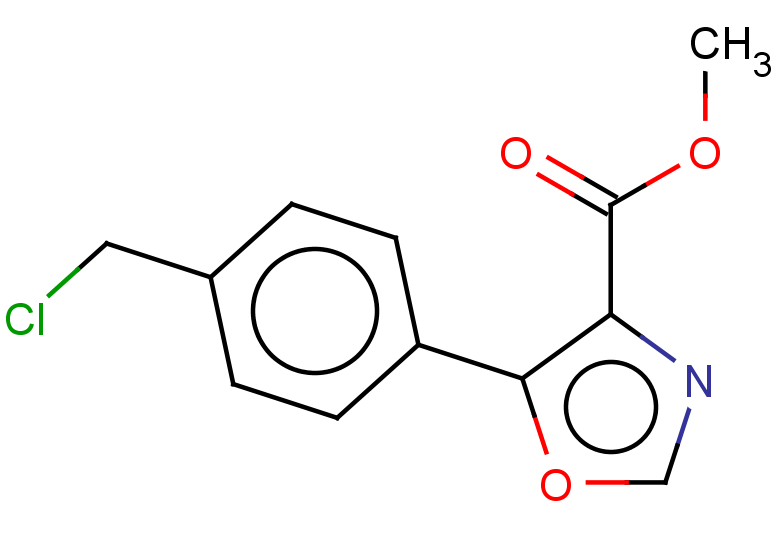 methyl 5-[4-(chloromethyl)phenyl]-1,3-oxazole-4-carboxylate