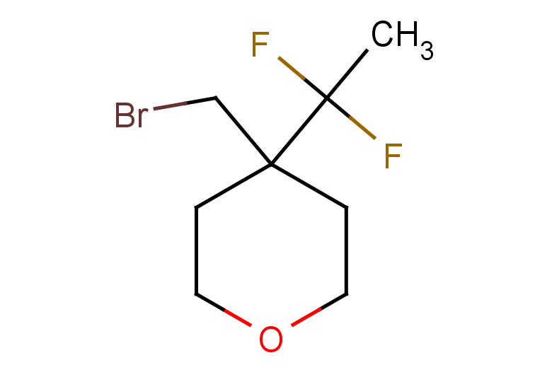 4-(bromomethyl)-4-(1,1-difluoroethyl)oxane
