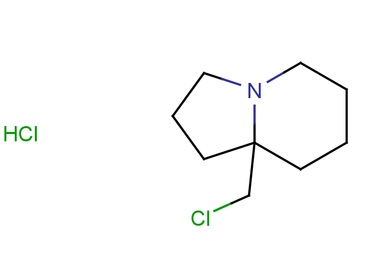 8a-(chloromethyl)-octahydroindolizine hydrochloride