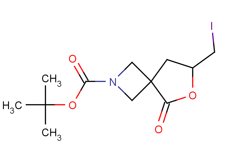 tert-butyl 7-(iodomethyl)-5-oxo-6-oxa-2-azaspiro[3.4]octane-2-carboxylate